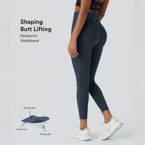 SoCinched High Waisted Scrunch Butt Tummy Control Side Pocket Shaping Leggings